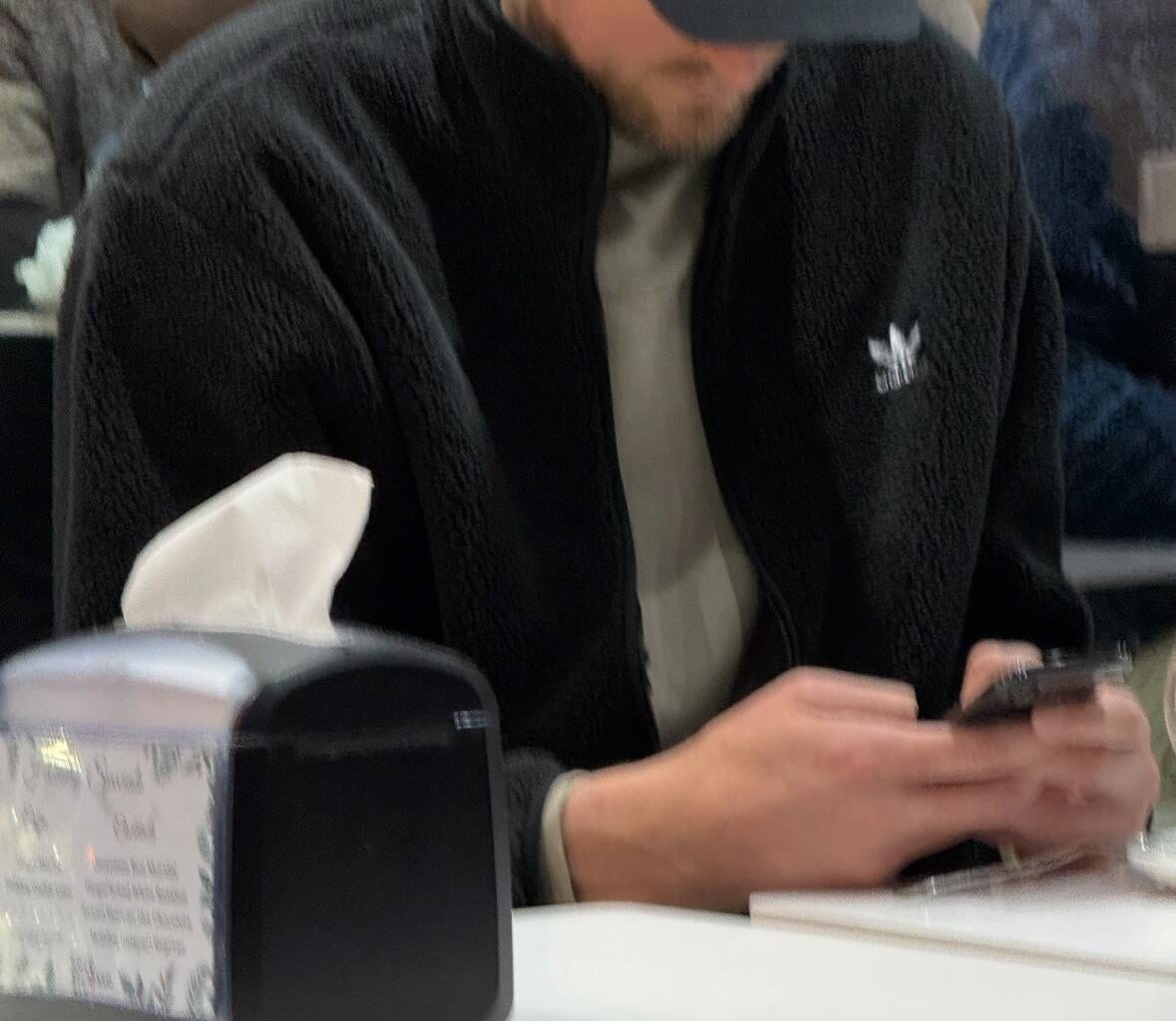 Saw KP at a cafe in Toronto!