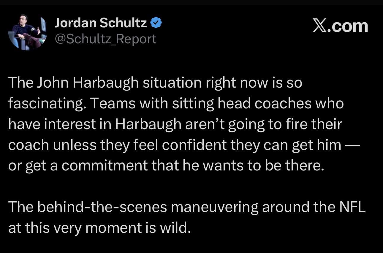 If Borgonzi and the Titans want Harbaugh, they’ll have to fight to get him