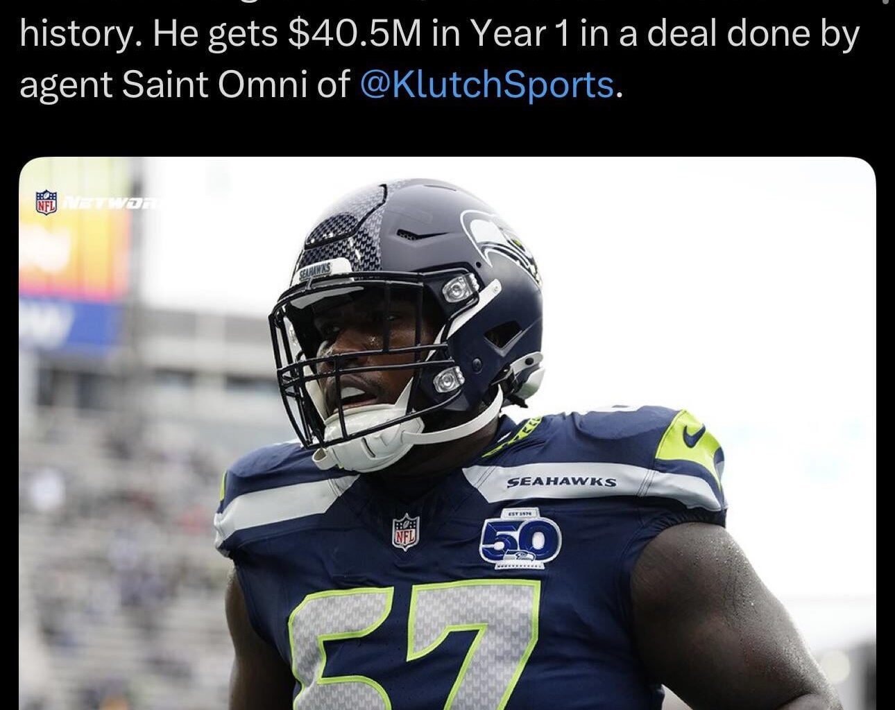 [Rapsheet] Charles Cross and Seahawks agree to 4-year extension