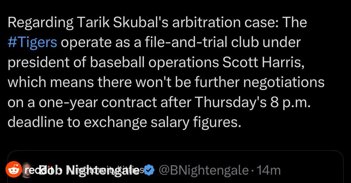 Detroit Tigers Arbitration Day