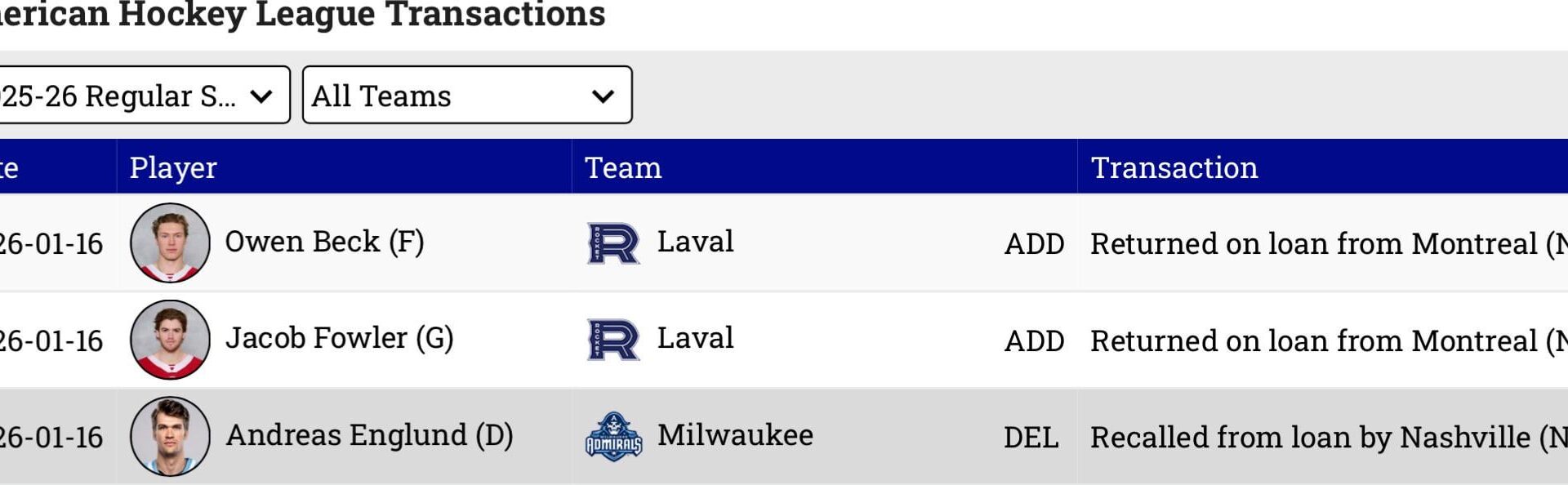 Englund has been recalled