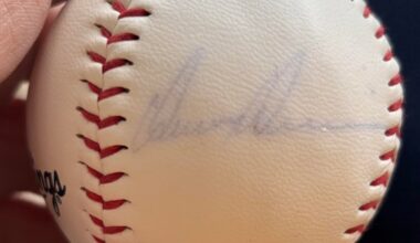 Any clues who this might be? I remember him signing it before a game years ago at the Ballpark in Arlington, but I don’t, for the life of me, remember his name. He was probably in his 60s back around 2012-2015, when he signed it, if that helps. Thanks in advance, my peeps.