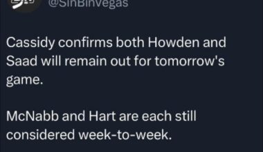 Howden/Saad/McNabb/Hart