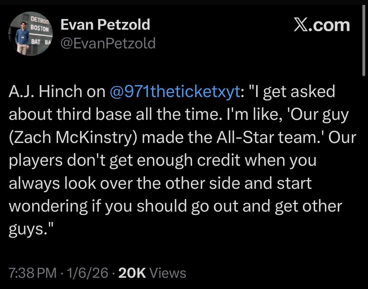 Seems like we have our answer for who will play 3rd