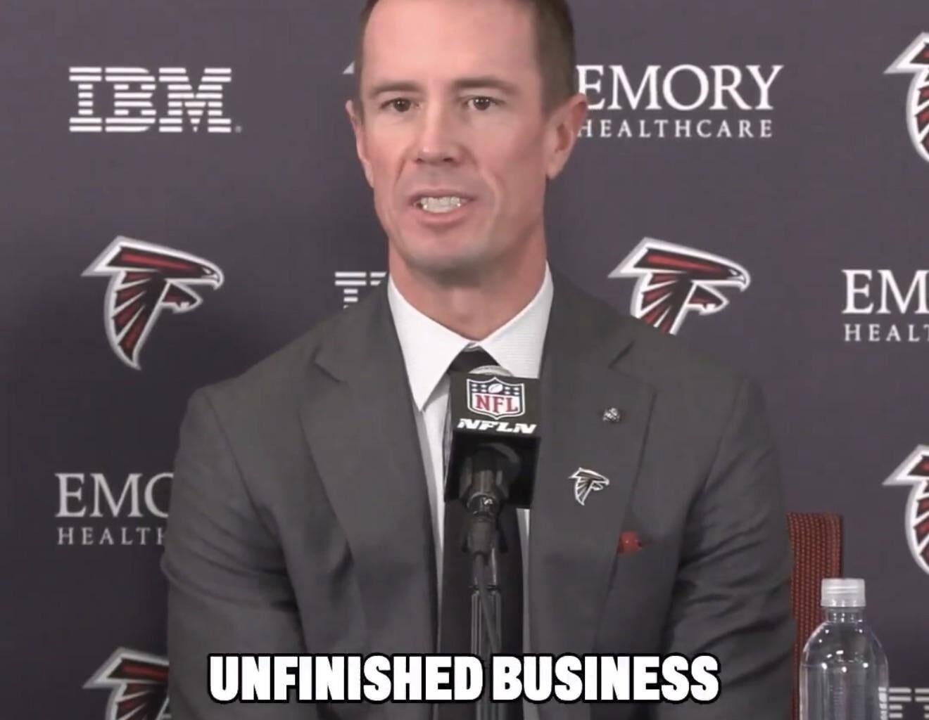 "There is unfinished business" - Matt Ryan