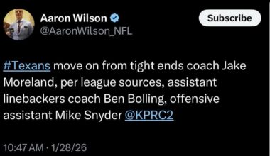 Some coaching changes