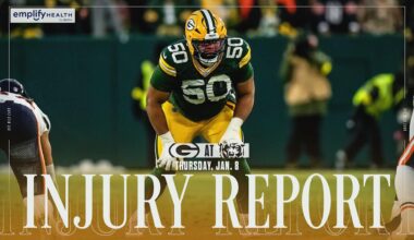 Packers list six questionable vs. Bears