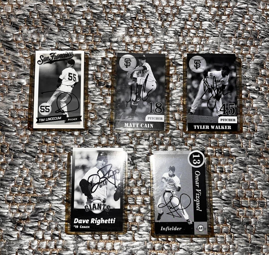 Signed Baseball Cards