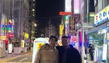 Willy Adames hanging out with Jung Hoo Lee in Korea