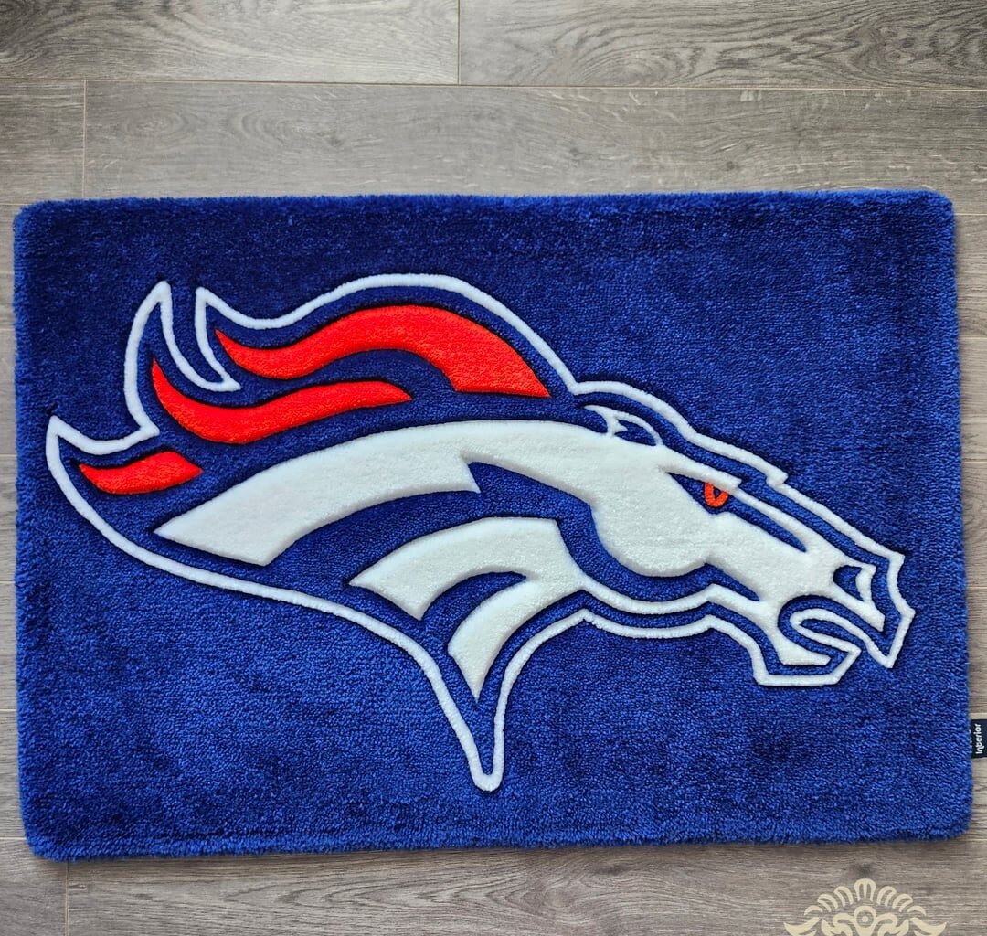 Let's go Broncos! Rug I made!