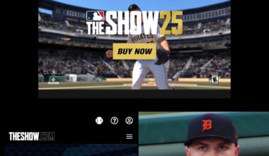 MLB The Show site colors have changed to orange and navy blue 👀 (cover athlete typically announced in late January)