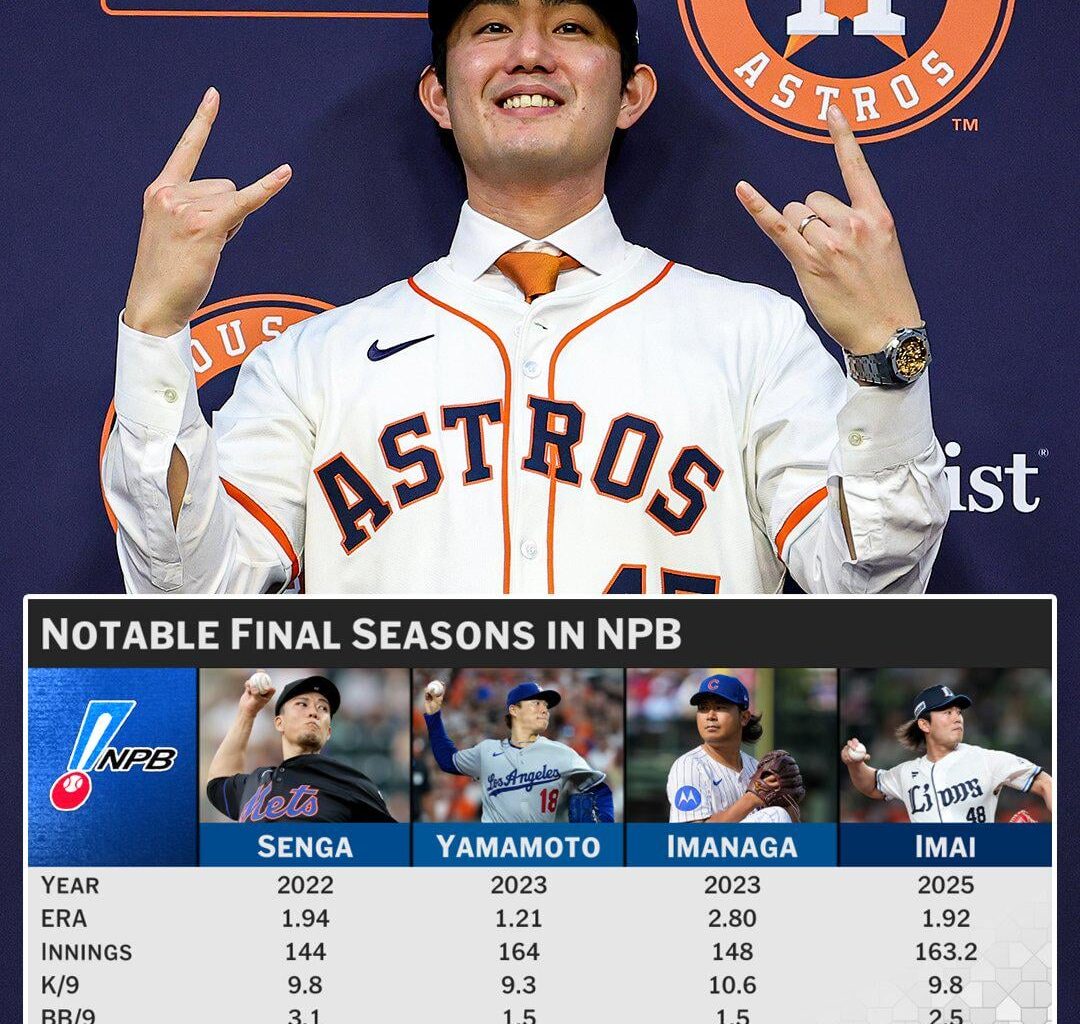 Comparing Tatsuya Imai’s final NPB season to Senga, Yamamoto and Imanaga
