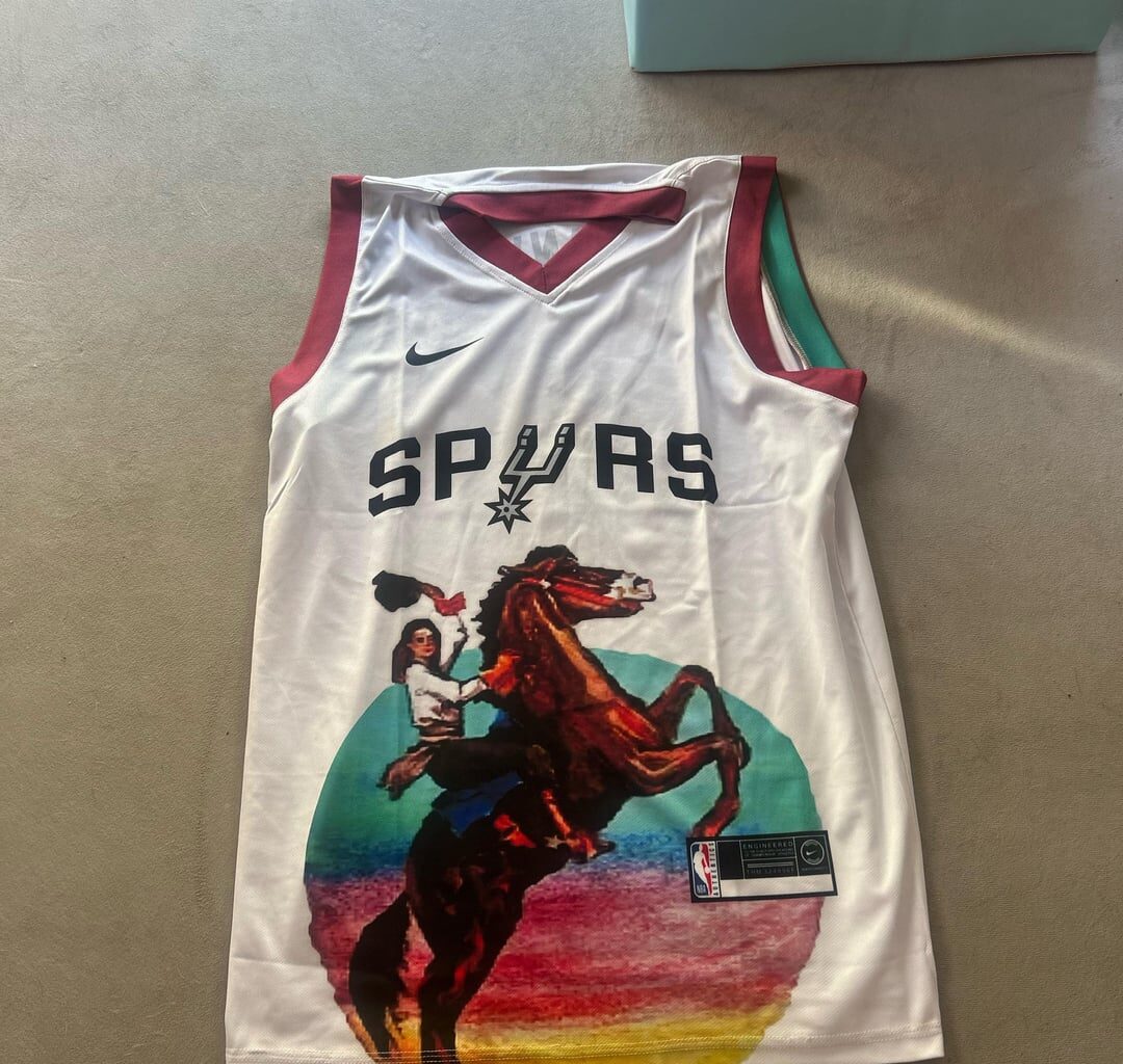 Most obscure counterfeit Spurs jersey I’ve come across