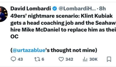 9ers are having nightmares about this possible scenario