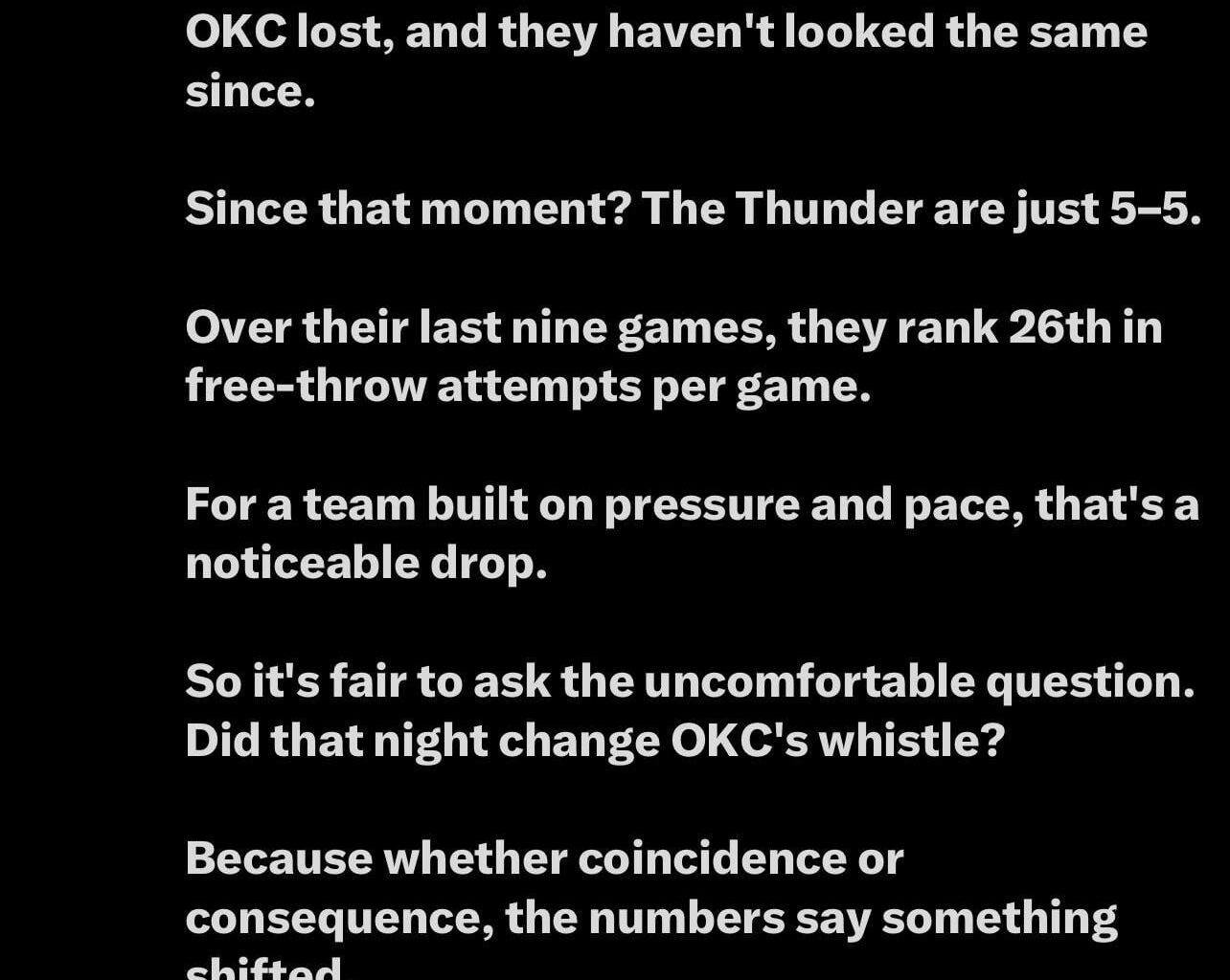 Thoughts? Do We Agree?