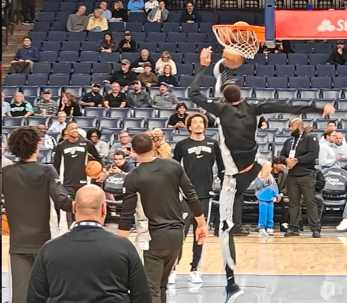 Another Angle of Wemby’s High Kick