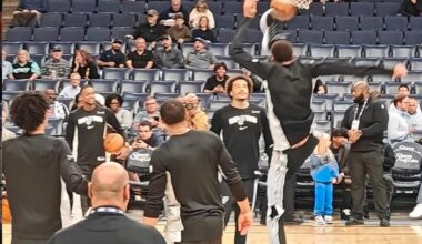 Another Angle of Wemby’s High Kick