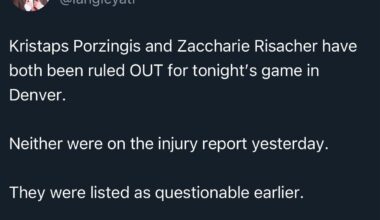 This seems like the obvious thing to do when you’re shopping players at the deadline…