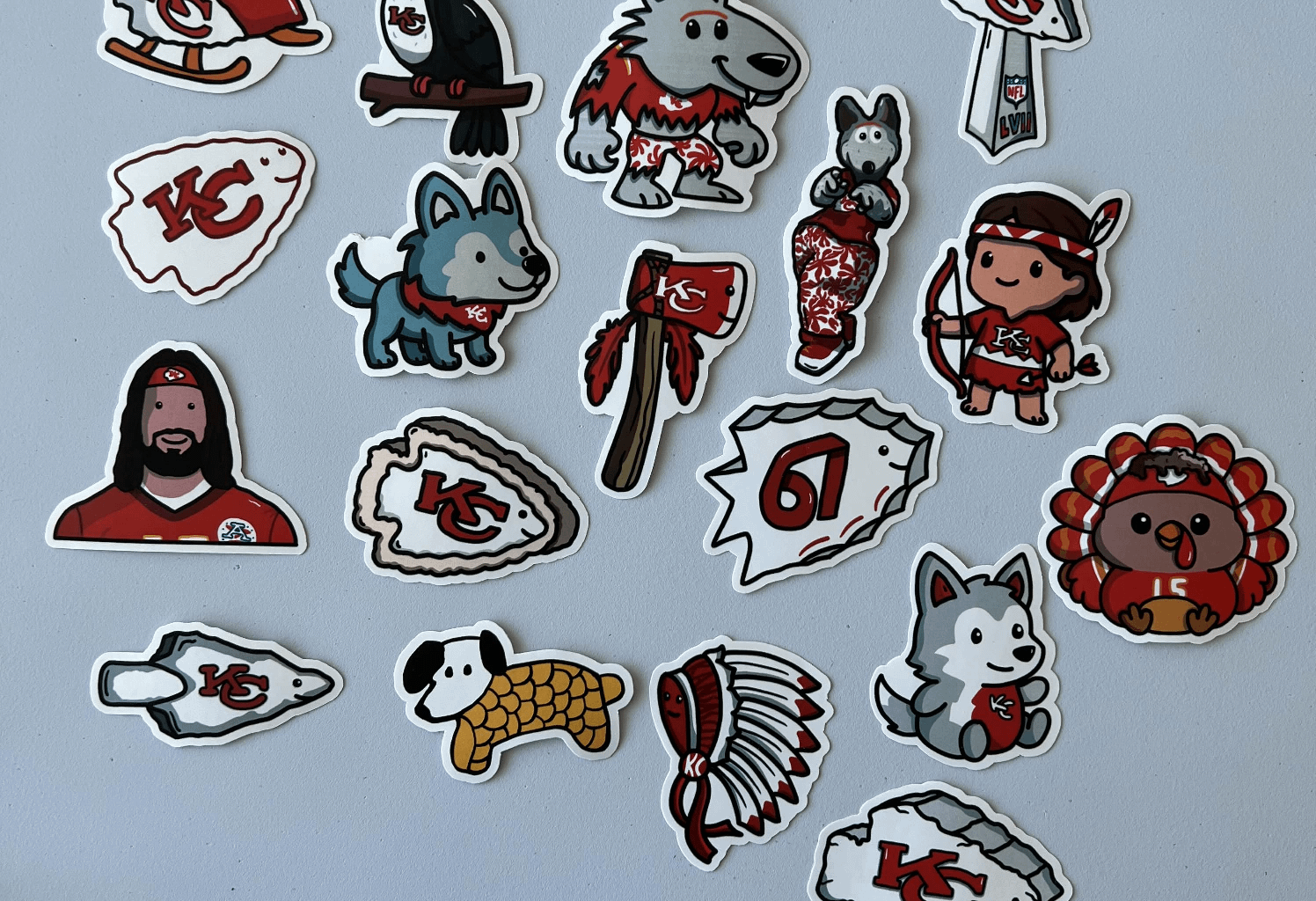 This Season Chiefs Doodles As Stickers :)