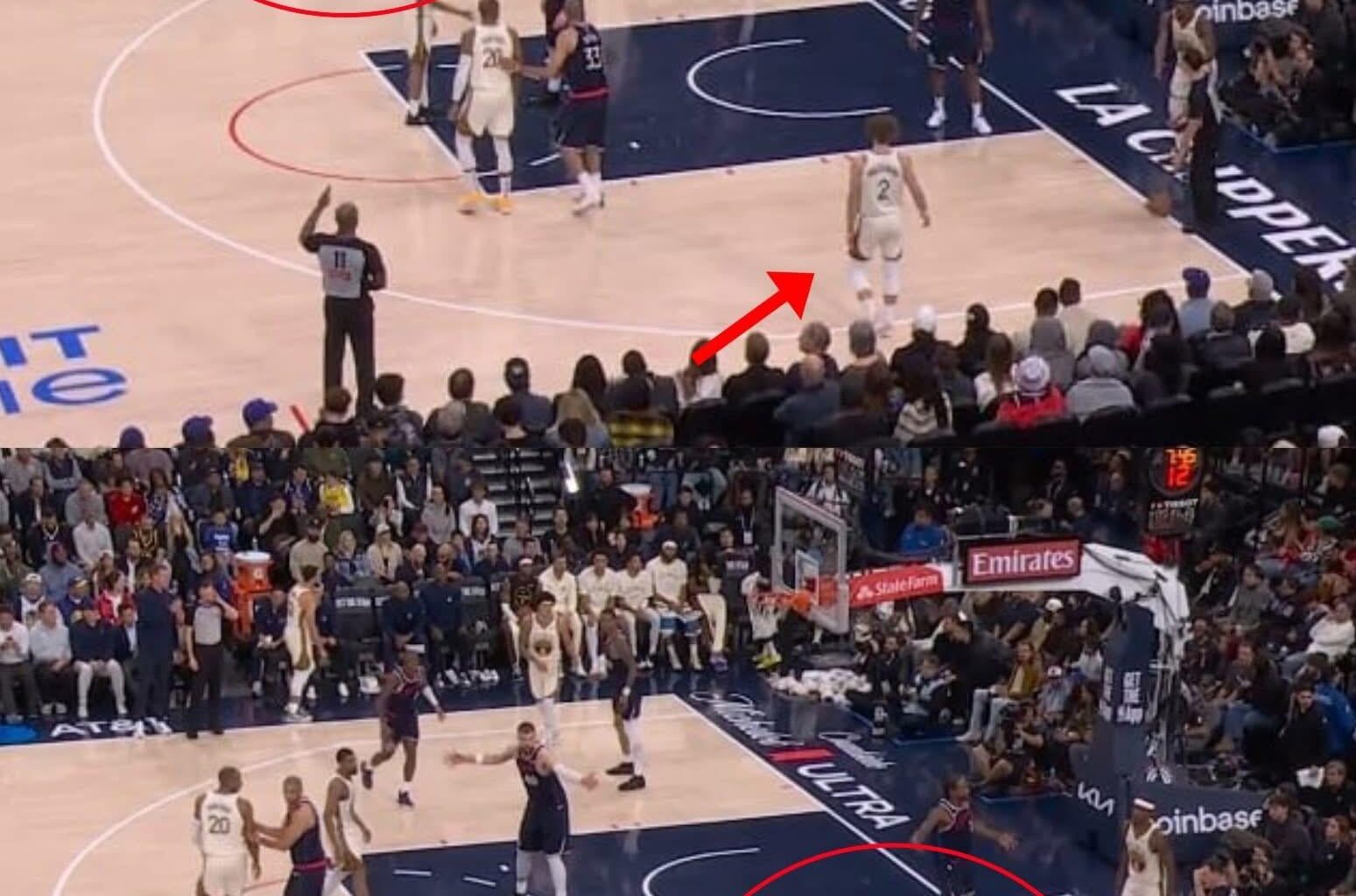 Steph draws so much attention offensively that Kris Dunn was defending him when he wasn't even in the game 😂