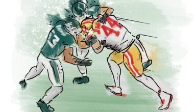 [fan art] I drew Kyle Juszczyk’s 27-yard catch ending with a BOOM.
