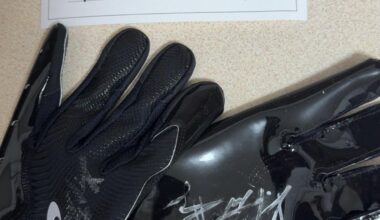 Won a signed pair of Kyle Pitt’s gloves. What should I do with them? How do I store them?