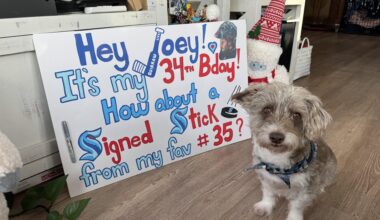 Don’t know what my chances are tonight, but I’m proud of the sign I made! 😅❤️💙🩵