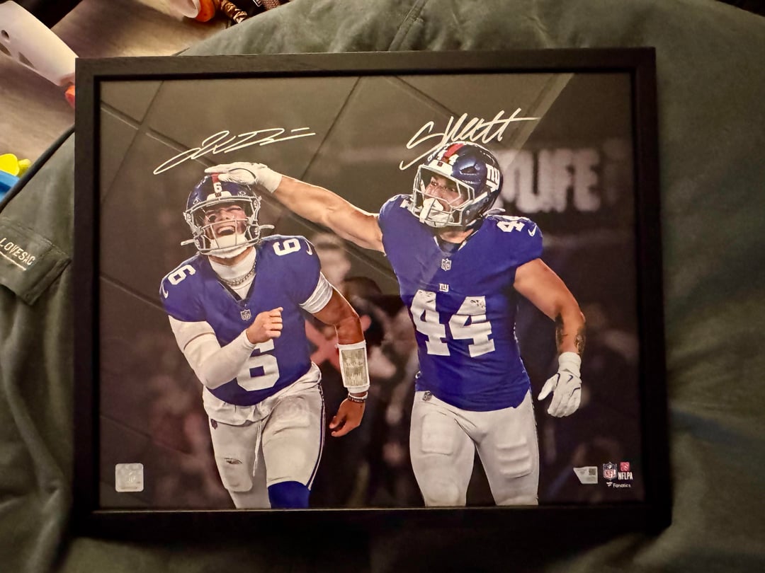 Late Xmas gift to myself for the mancave after we got Harbaugh