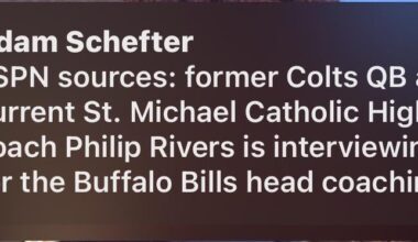 Colts Interview Phillip Rivers for Head Coach