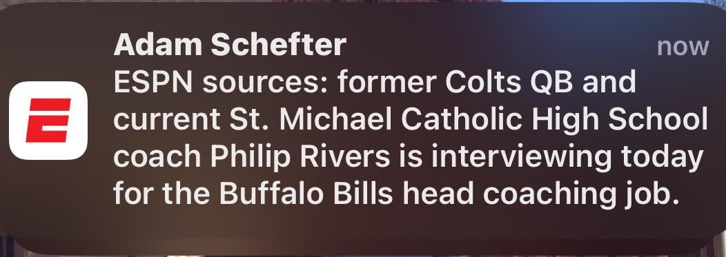 Colts Interview Phillip Rivers for Head Coach