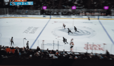 Schmaltz lifts the stick and steals the puck to prevent the empty net goal and gives the Mammoth another chance