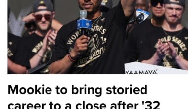 BREAKING: Mookie announces retirement... 7 years from now