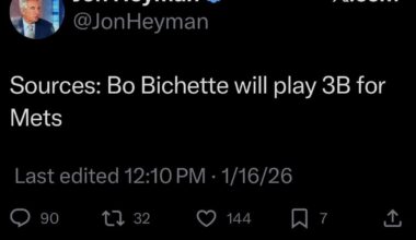 [Heyman] Bichette to play 3B