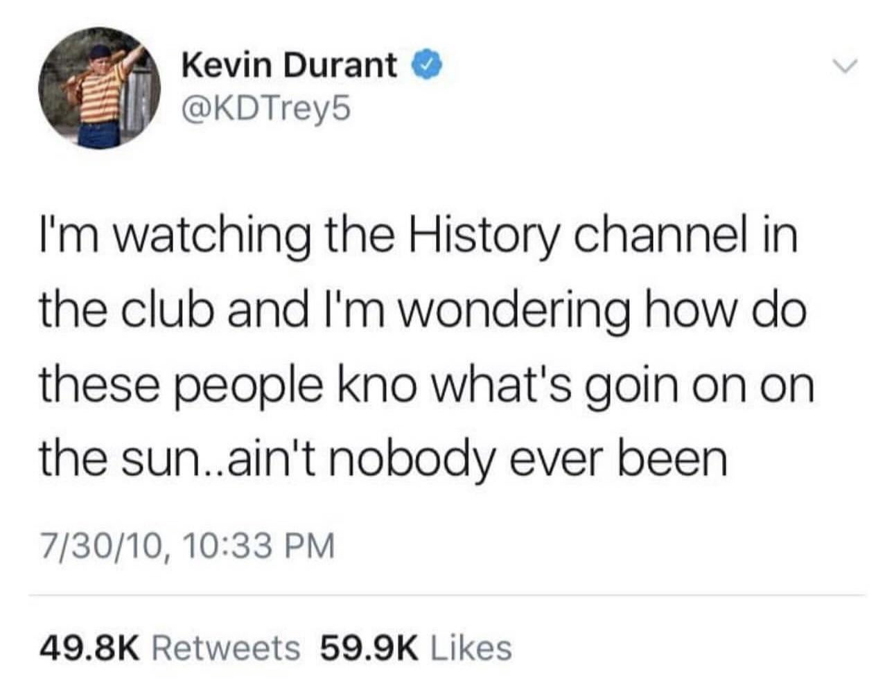 Kevin should visit NASA while he’s down here in Houston