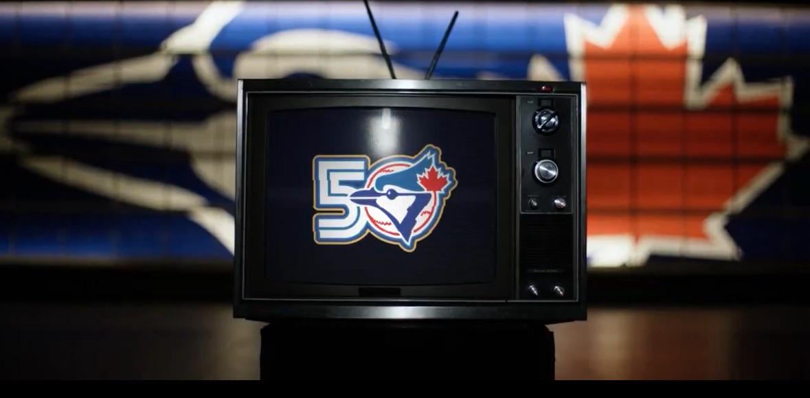 Blue Jays 50th Anniversary Logo