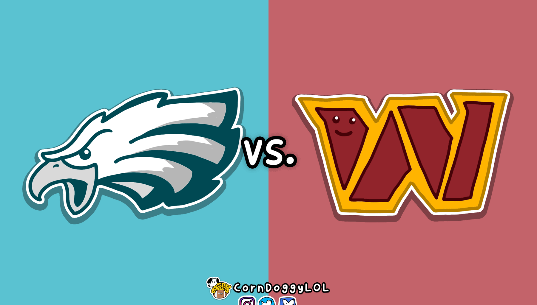 Washington Commanders Week 18 New Years Doodle :)