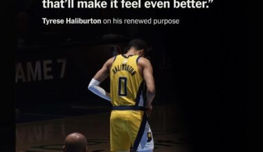 Don't worry, Tyrese. We're halfway to next season! The team will be ready to make another run once you get back.