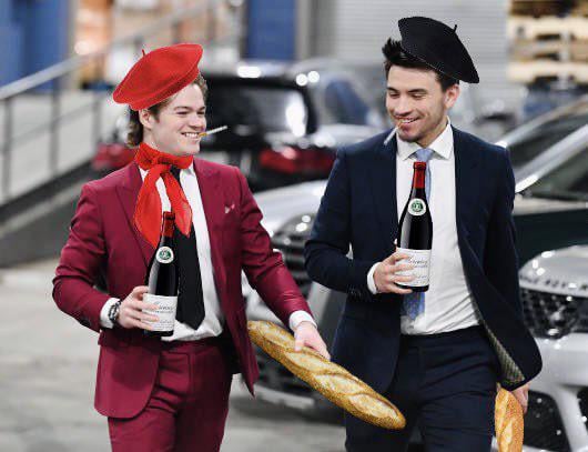 Cole Caufield & Nick Suzuki after hanging out with their new linemate Alexandre Texier 🇫🇷