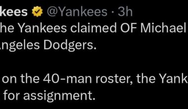 Yankees DFA Red Sox legend Kaleb Ort