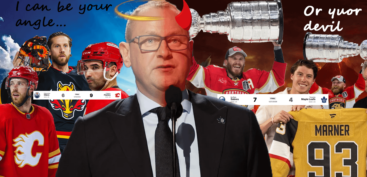 IT'S GAME DAY!!! Today we're up against our old nemesis, BAD TRELIVING, and the TORONTO MAPLE QUEEFS!!! GO FLAMES!!!