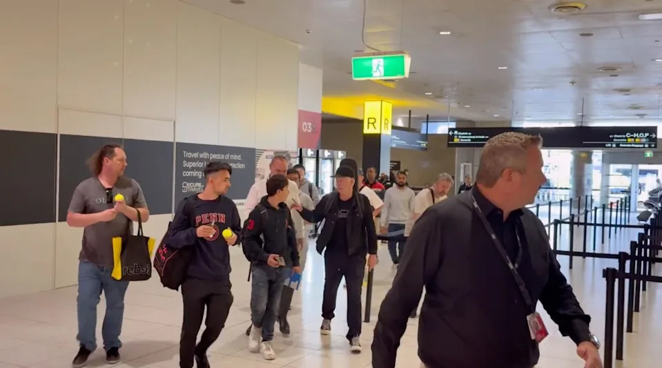 John McEnroe was in Melbourne broadcasting the Australian Open. Media-Mode / SplashNews.com