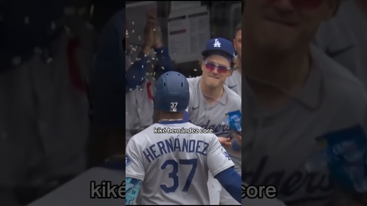 Kiké Hernández is just out here living his best life on the Dodgers 🤩