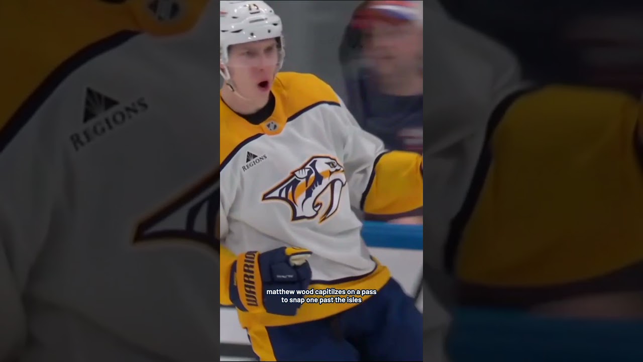 Tie game thanks to the kid 🔥 #predsnhl