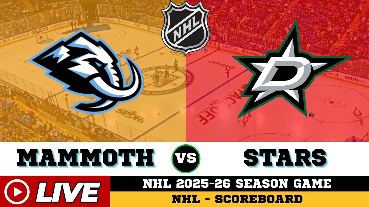 🔴LIVE : Dallas Stars Vs Utah Mammoth | NHL 2026 | NHL Live SCOREBOARD