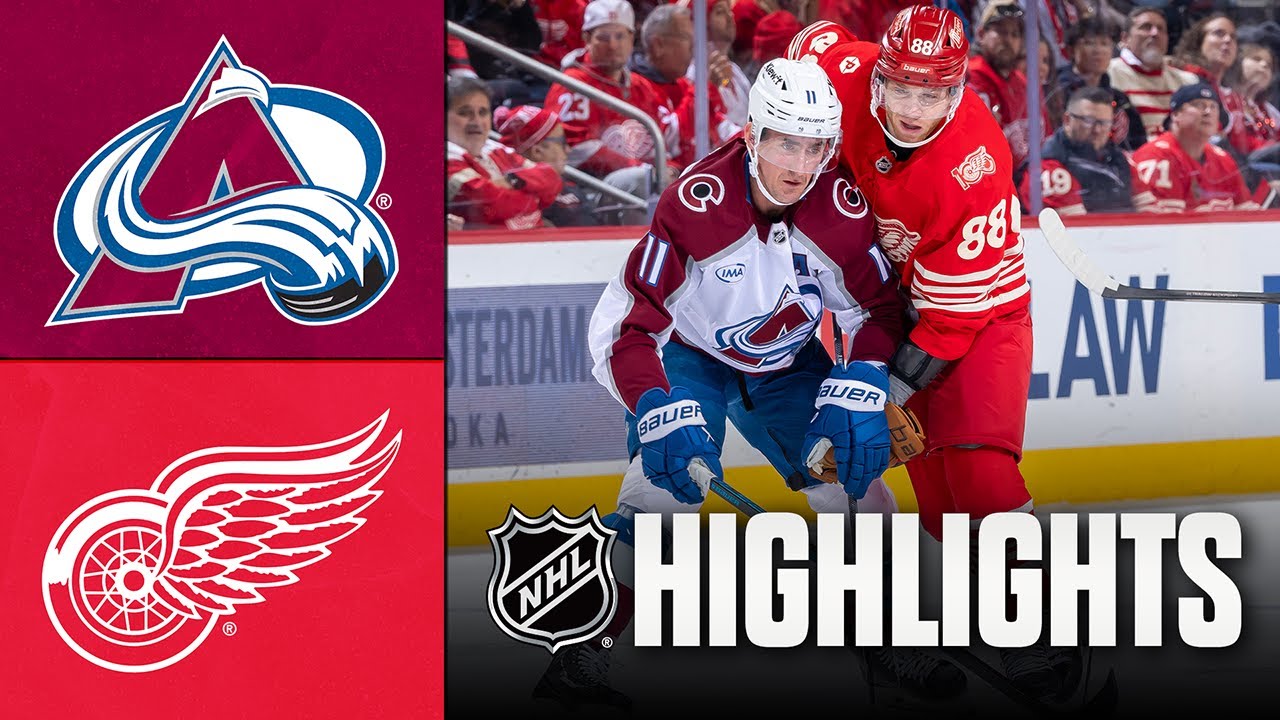 Avalanche vs. Red Wings | NHL Highlights | January 31, 2026