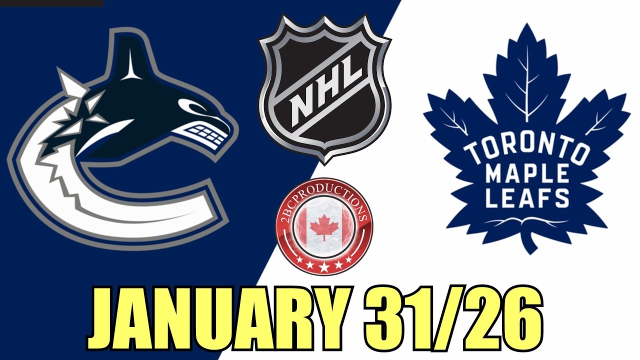 Toronto Maple Leafs vs Vancouver Canucks January 31 26 w/Superbman