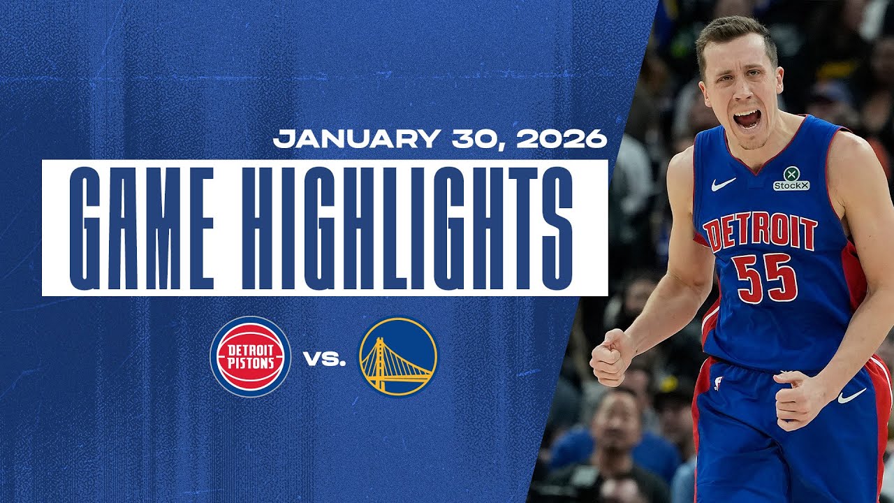 Detroit Pistons Beat Golden State Warriors | Game Highlights | 01.30.26
