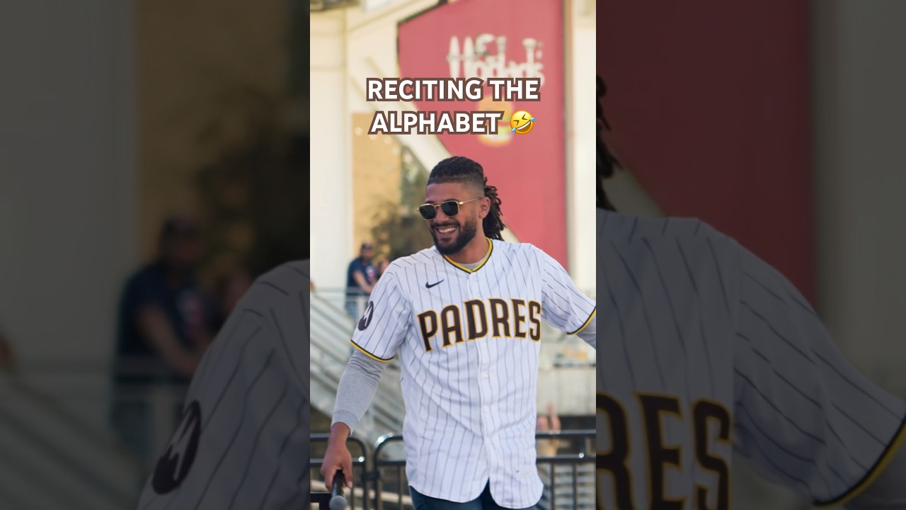 What can we say? Dude has talent. #tatisjr #baseball #sandiegopadres #funny #alphabet