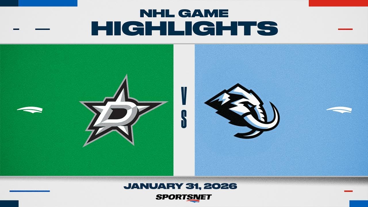 NHL Highlights | Stars vs. Mammoth - January 31, 2026