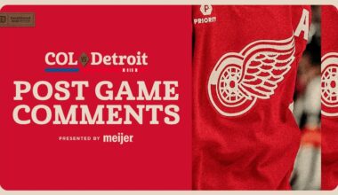 Dylan Larkin, JT Compher, Todd McLellan Post Game Comments vs COL | Jan. 31, 2026